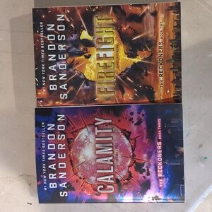 Brandon Sanderson Calamity‎ & Firefight The Reckoners Paperback Bundle